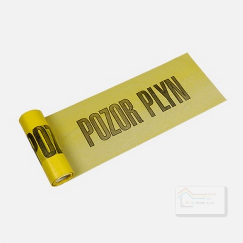 Výstražná fólia 300mm x 100m žltá PLYN